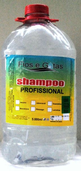 shampoo profissional - 5 litros